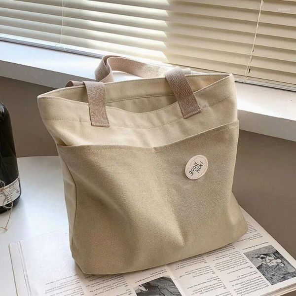 Totes große Kapazität Frauen Einkaufstasche Advanced Sinn für bequeme Nähfäden Handtaschen Fashion College Student Tuch