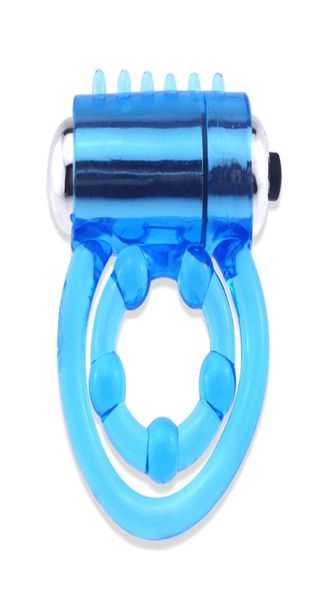 Neuheit Sex Toys männlich länger dauerhafter Kristall Penis Schwanz Vibrator Ring Vibrierende Spielzeug -Sexprodukte für Männer oder PASTEM3617159