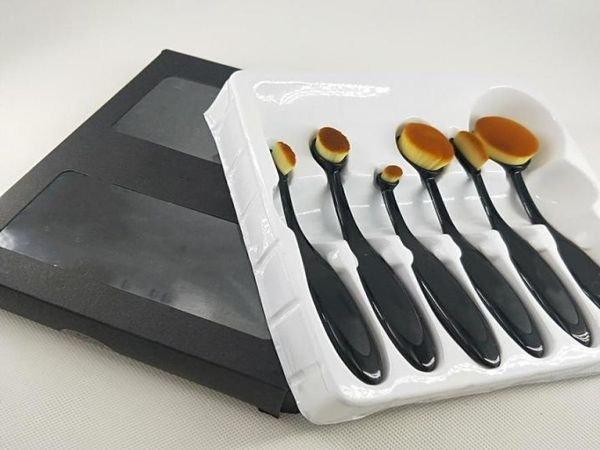 Brand Makeup 6pcs Foundation Brenk Brush Honeseshadow Face Powh Powh Make Up Buste Set Kit8409215