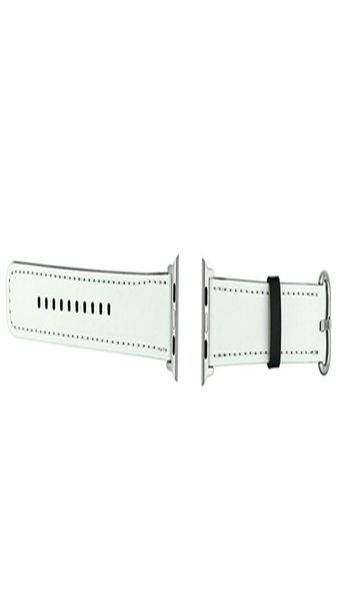 Сублимация PU Watch Band Band Theatry Transfer Printing Blank Bristech Band Band 4 размеры White Watch Bess A072651135