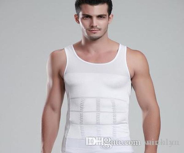 MEN039S Slimming Tops Tops Shaper Shaper Жировое белье подклетня