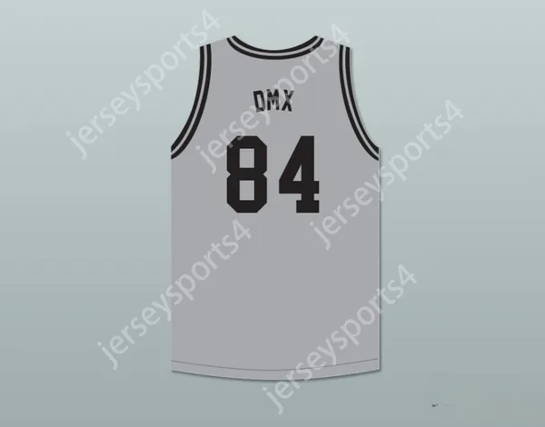 Custom Nay Mens Youth/Kids DMX 84 Rough Ryders Grey Basketball Jersey 3 сшита S-6xl