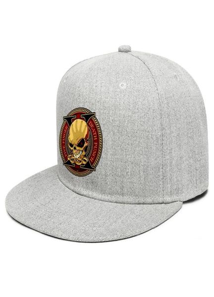 Пять пальцев Death Punch Logo Design Unisex Flat Brim Бейсболка Blance Персонализированные шляпы Trucker Bleeding с 2005 года USA Wron2117040