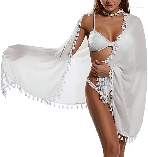Пляжная юбка женская целоватая нерегулярная многофункциональная платца бикини блузка бахрома сплайсинга