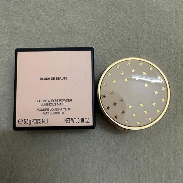 Лучший качественный румянец de beaute cheks eye eye powder luminous matte poudre joues yeux mat lumineux 4 цвета