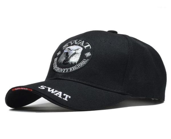 Swat Letter Mens Caps e Hats Capas de beisebol Women Snapback Cotton Exército Tactical Cap Gorras para HOMBRE15310487
