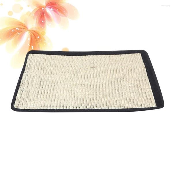 Hundebekleidung Katzenbrettkatzen Kratzmatte tragbares Kratzer -Pad -Spielzeug Sisal Lisal Langable Möbel Sofa Tischschutz PET PETS ZURÜCK