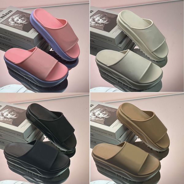 Designer di lusso sandali scivolare marca donna donna cavo nuovo piattaforma color pantofole da donna sandali sandali classici retrò adorabili sole spiaggia di spiaggia scarpe da donna