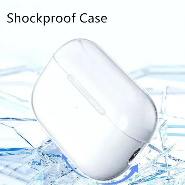 All'ingrosso per AirPods 2 Pod Air Pro 2 3 Aurnici 2 ° Accessori per cuffie Silicone Copertura protettiva di protezione Apple Wireless Box Shock Aound Case