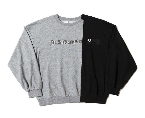 GOSHA MENS SPEGINA INFIGLIO HIP HOP FASHIO POLLOVERS PANALLE A LUNGA PANALLE 3 Colori Lettere russe per lettere a costine Farda per l'equipaggio a coste 2736708