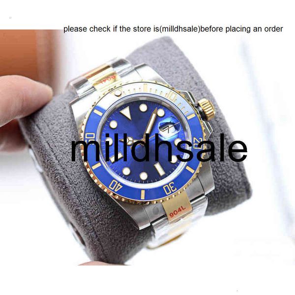 Reloj Relojmujer Relgio Factory V11 Deluxe Männer Watch Automatic Machine Sapphire Uhren ETA 2836 Bewegung Keramik Lünette 116610 Modell 904L Edelstahl D2