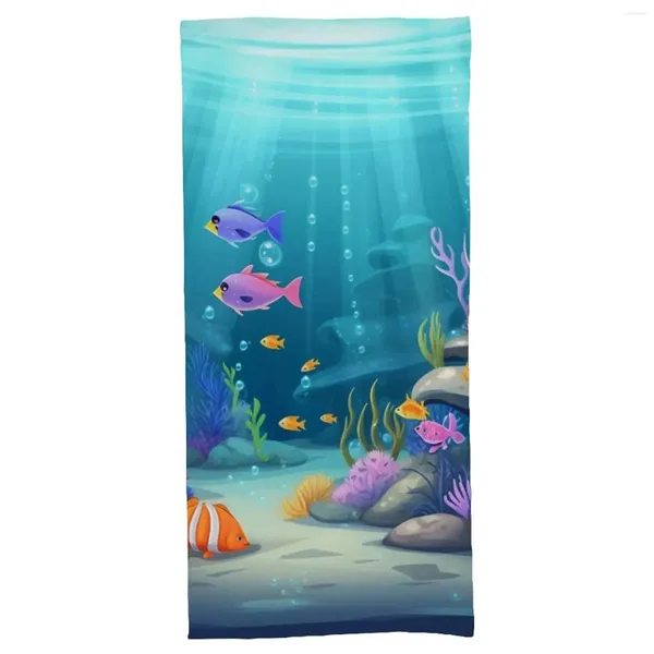 Badezubehör Set Beach Handtuch unter Meeresmikrofaser -Handtücher Schwimmer Badezimmer 27.6 