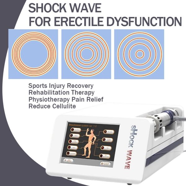 Altre apparecchiature di bellezza Shock Owave Therapy Machine Extracorporeal Shock Wave Equipment per disfunzione erettile Ed Therapys