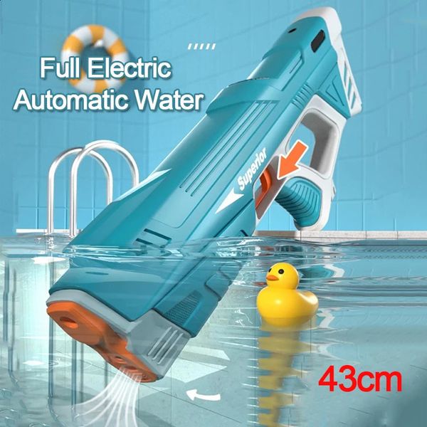 Gun Water Gun Electric Full Shooting Toy Toy Summer Beach Piscina Piscina de água Toy Toy Gun Totalmente automática Crianças Toy absorvente de água 240509