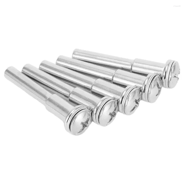 5pcs 6mm Mandelas de polimento de haste de haste Corte Extensão de disco de corte Hiberes de conexão Haste conectiva para Dremel Rotary Tool