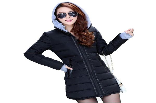 Großhandel Damen Winter Mode Down Cotton Outwear Jacke Slim Parkas Ladies Mantel PS Größe XXXL C0209954883