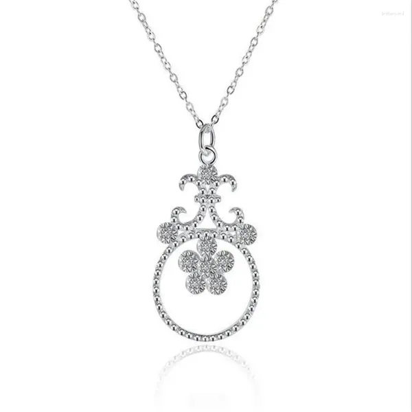 Подвесные ожерелья искренние 925 серебряного серебряного серебра