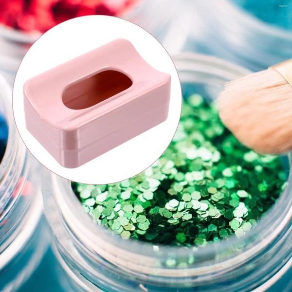 Garrafas de armazenamento Box Glitter Box Salon Supplies Manicure Plástico Diy Gel Polish