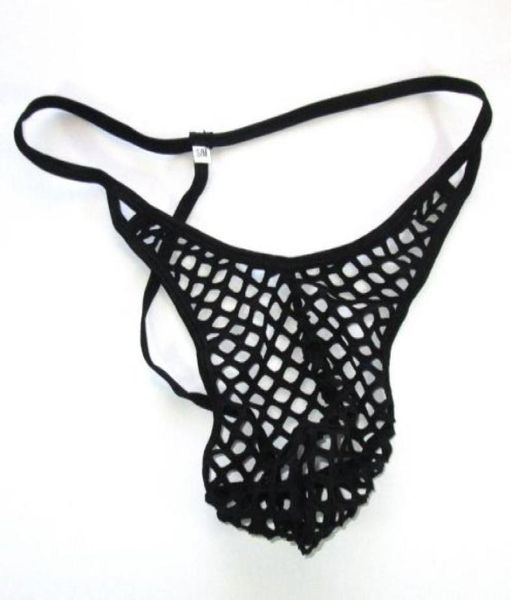 Mens String Pouch Sexy Thong Gstring Back Rede Média Líquida Grande Líquida CTHRU G4449 Mens Funcional Funcional1068692