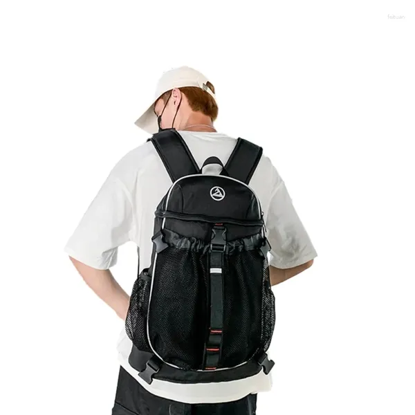 Backpack Football Soccer Bag School Basketball de grande capacidade PE para adolescente