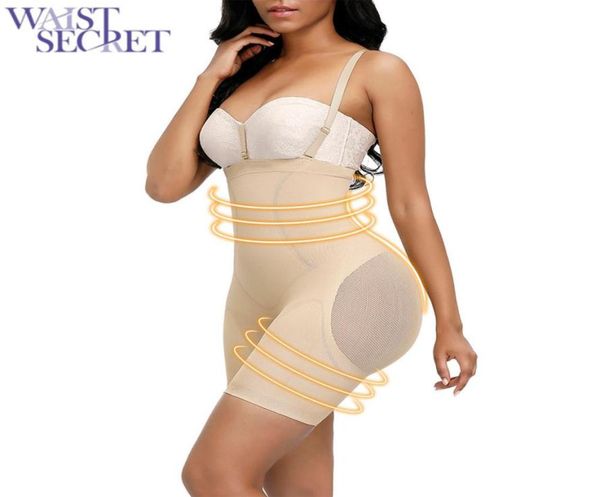 Taille Secret Nahtloses Frauen Körper Shaper hohe Taille Schlankung Bauchregelung Schlampe Bauch Unterwäsche Hüfte Butt Lifter Shaperwear Y20078819320