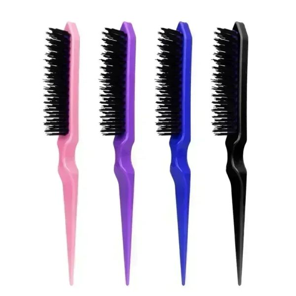 1 PCS Professional Hairbrush pente pente de pente de cabelo para escova de cabelo Ferramenta de estilo de linha fina Acessórios de barbeiro de escova de cabelo duro