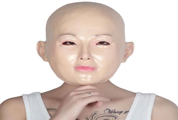 Novo máscara feminina máscara de silicone machina máscaras de pele realistas da dança de halloween mascarada bela gênero revelando mulheres menina2414851