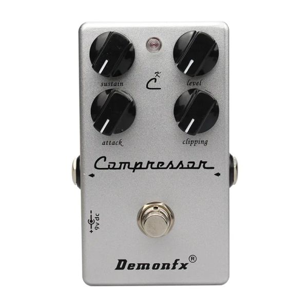 Accessoires Demonfx Compressor /Overdrive /Booster Hochwertiger Gitarren -Effekt -Pedal mit echtem Bypass