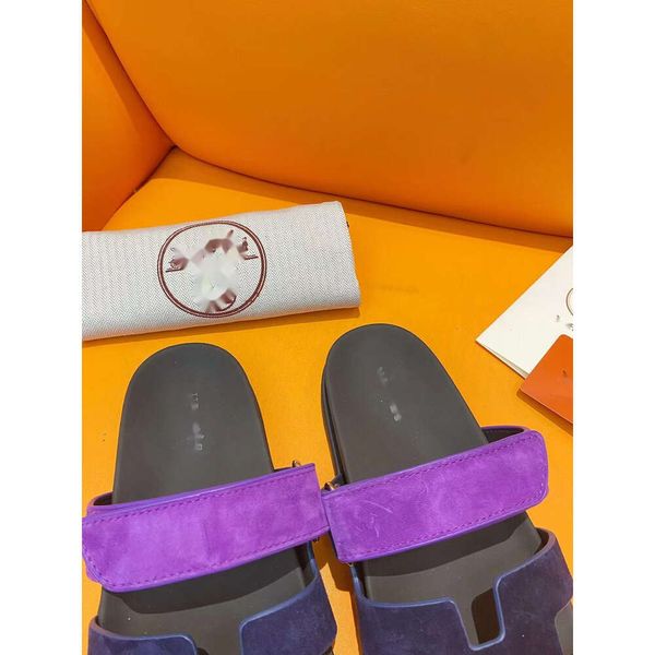 Sandálias Designer de luxo lâminas de top slippers clássicos, caminhando muito confortável de sapatos artesanais