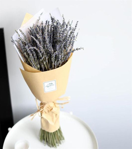 Pampas Grass Thinker 100g Flowers secco Bunch Wedding Home Flower Bouquets Pure Natural Vender Flower Bunch per Art Dec248W6413100