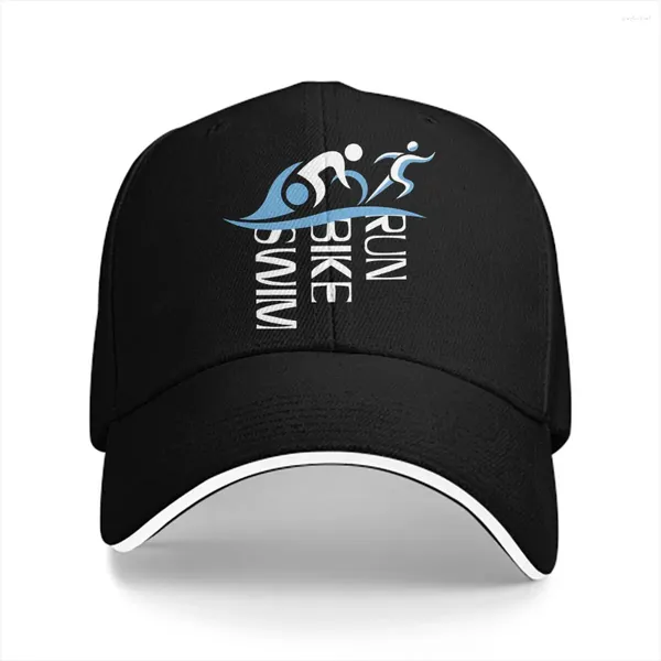 Ballo tappeti puro color papà cappelli triathlon bici da nuoto run triathlete maschi da uomo viscere da baseball tapball berretto