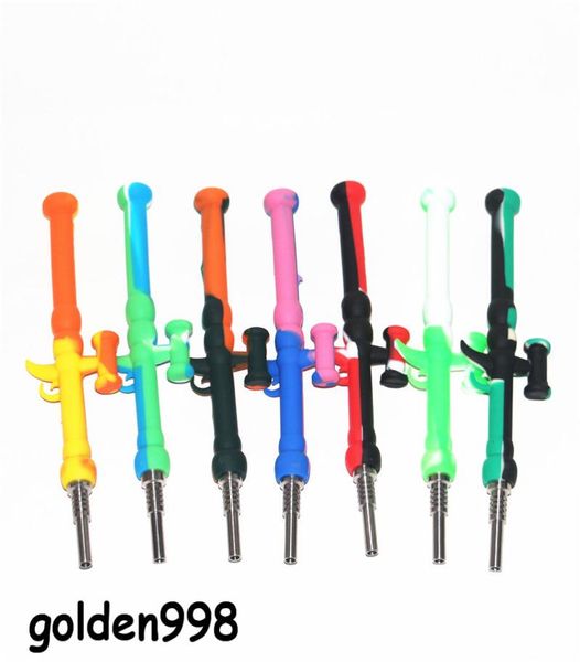 PAD DAB SILICONE MINI II PUBI ACQUA con punta di titanio GR2 da 10 mm Concentrato Strocubbler Bong Dabber Tools5428702