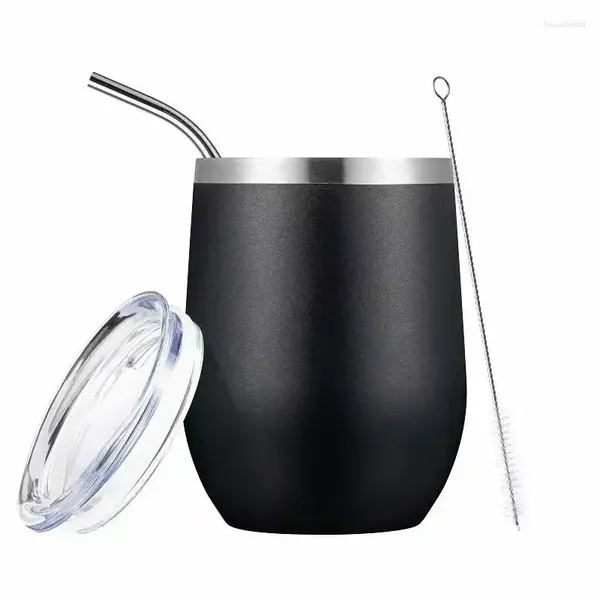 Tassen Yerba Mate Gourd Set Doppelwand Edelstahl-Tee Tasse und Bombilla inklusive (Tasse) mit einem