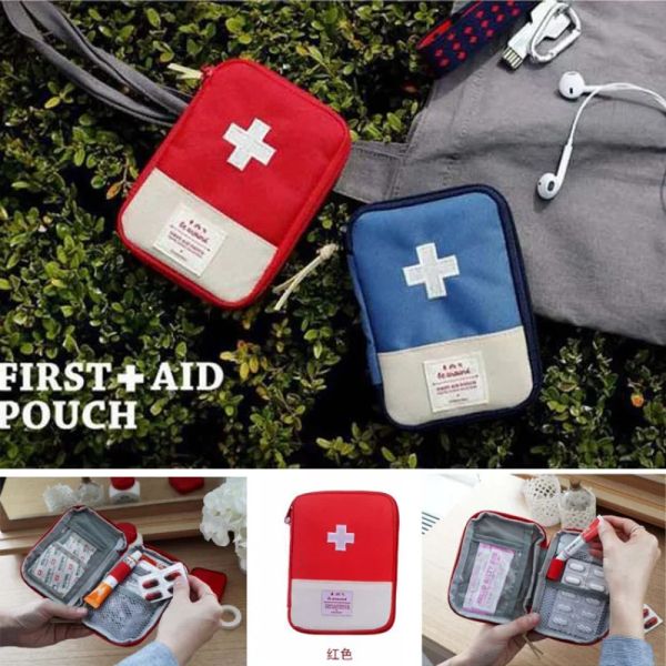 2024 borsa di medicina portatile carino kit di pronto soccorso Kit di emergenza medica Organizzatore di medicine per la medicina per le pillole per esterni per pillole per le pillole Travel1.Kit di pronto soccorso all'aperto