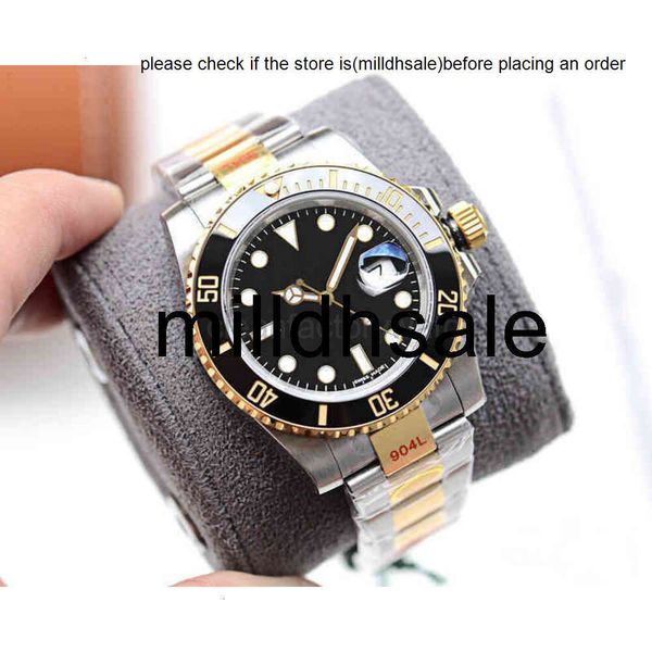 RELOJ RELJMUJER RELGIO DELUXE MEN AUTORIFICA AUTOMATICA N MACCHIA DI FABIGNI V11 SAPPHIRE OROLOGI ETA 2836 MOVIMENTO BEZZA CERAMICA 116610 MODELLO 904L inossidabile B