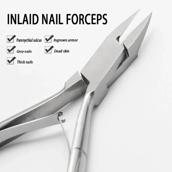 1pcs al piede unghia ardeggiata per nail art cuticola Nipper Clipper Cutter Cutter Manicure Strumento Piccolo Strumento Pedicure Skin Dead Skin Remover