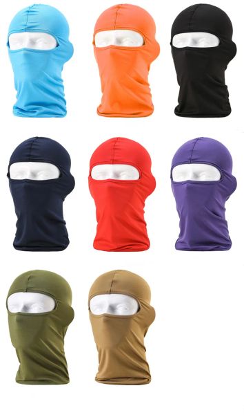 Balaclava Capling Caps Masks Máscaras do exército militar tático do vento Airsoft Paintball Capaceleiro Chapéus UV Proteção de bloco