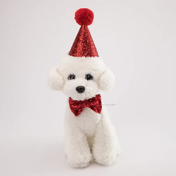 Hundebekleidung Haustiere Hunde Katzen Accessoires Geburtstagsfeier Bowknot Kopfbedeckung Welpe Kätzchen Kostüm