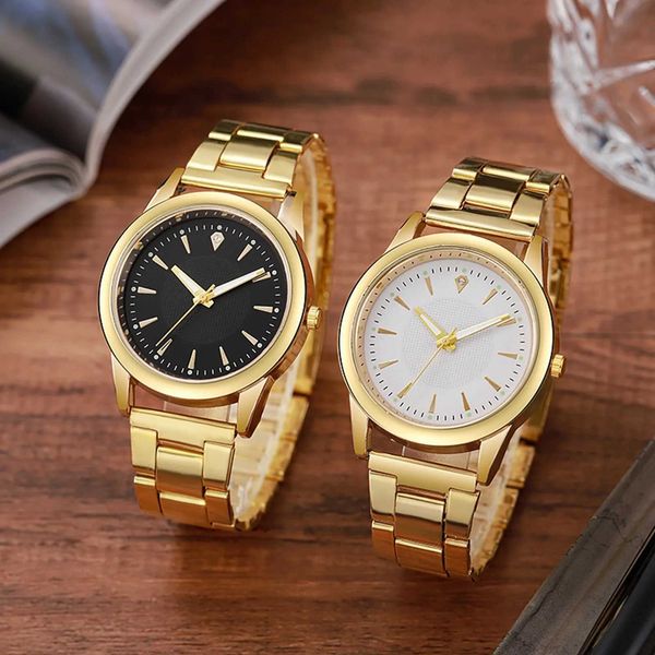 Armbanduhren MENS MODE Casual Quarz Stahlband Handgelenk Minimalist Luxus für Männer Reloj Hombre H240504