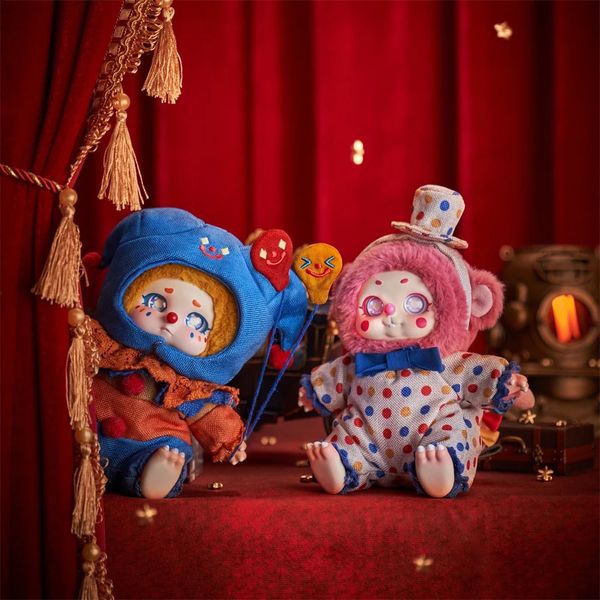 Timeshare Meet Cino Dreamland Circus Plush Toys Blind Box Acime Figure Caixa Caja Surprise Mystery Dolls Girls Gift 240426