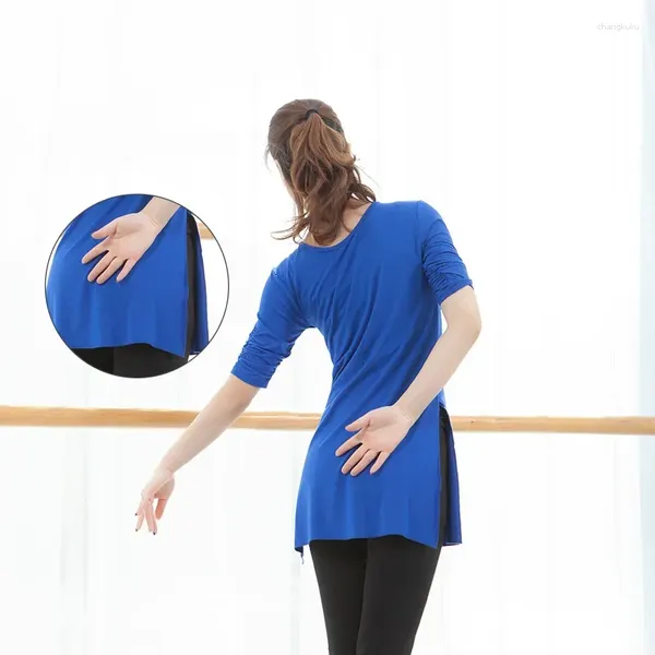 Stage Wear Adulto Modale Modal Orientale Orientale Orientale Orientale Orientale Top Maglie Top Caspetta da camicia in vendita Women Dancing Clothes Dancer Clothing