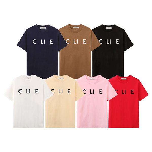 Designer Mens camiseta Cel letras imprimem homem feminino solto manga curta camiseta hip hop hop streetwear tops roupas de roupa casual roupas