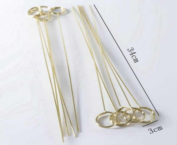 Florist Long Stick Clip Hetters Flower embalagem de embalagens para Bouquet Wedding Decoration4220422