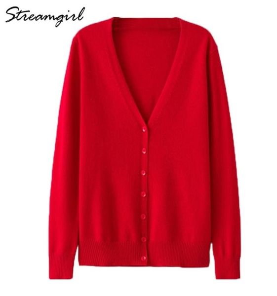 Frauen S Cashmere Cardigan Frauen Langarm gestrickt weibliche Strickjacken Kurzdamen Strickjacken plus Größe Strickjacke Femme große Größe Y26929125