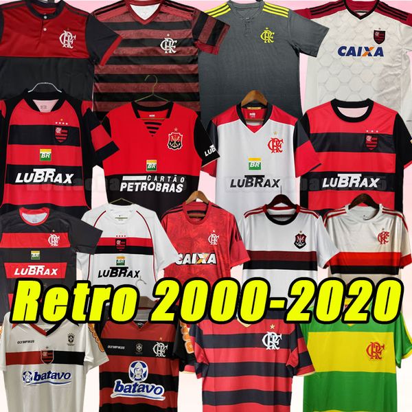 Flamengo Josiel Williams Mens Soccer Jerseys Kleberson Adriano Retro Home Football Root