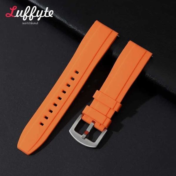 Watch Bands 20mm 22mm Smart Cint Smart Rasese Bands di sile con accessori con fibbia in acciaio inossidabile uomo Elastico da donna H240504