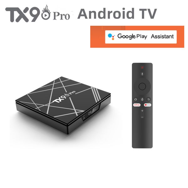 TX90 PRO ATV 8K HDR ALLWINNER H313 2GB 16GB CORE CORE CORE TOP Caixa de 64 bits Bt Dual WiFi Android 13 Smart TV Box