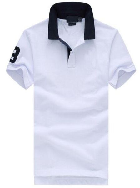 Moda de fábrica Solid Casual Polo Camise