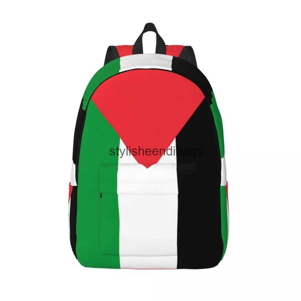 Backpack Style Palestino Juventude Palestina Durável Estudantil Workday Bag Laptop Canvas H240504
