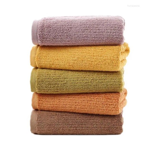 Полотенце бамбуковое волокно с твердым цветом цвета конфеты загустите мягкие впитывающие домашние ванные аксессуары для ванной комнаты домашний текстиль